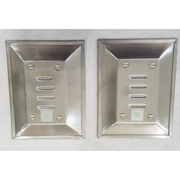 Hammered edge stainless trays made in india new - Picture 2 of 10